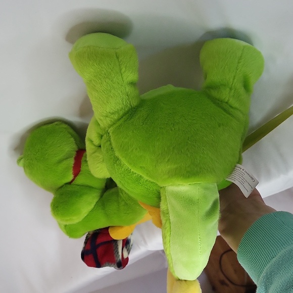 Dragon Dinosaur Lochness Monster Floppy plush In hat Russian tag Rare - Picture 13 of 17